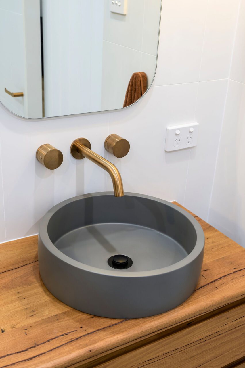 Industrial Double Shower Bathroom