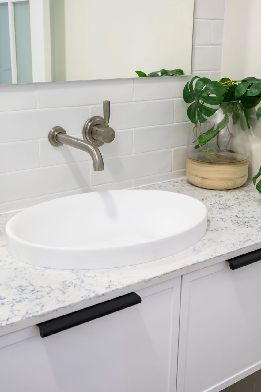Hamptons Bathroom With Separate Toilet