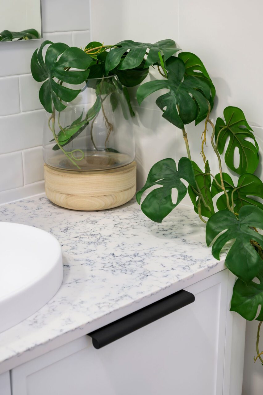 Hamptons Bathroom With Separate Toilet
