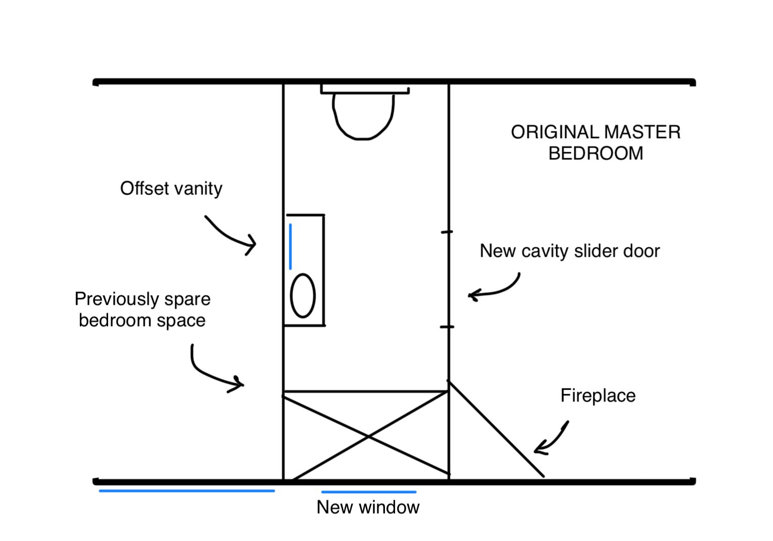 Ensuite Bathroom Renovation Mayfield Floor Plan